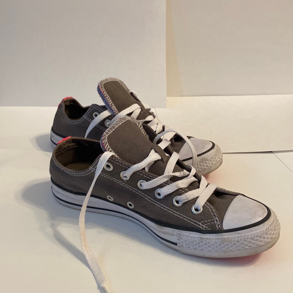 Gray and Pink Converse!
